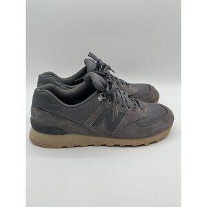 New Balance 574 ML574PKQ Men's Grey Beige Suede Size 9.5